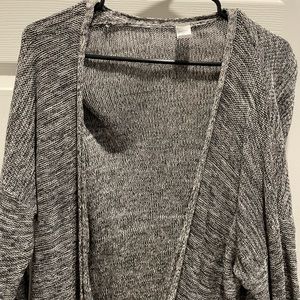 GAP Black and white cardigan